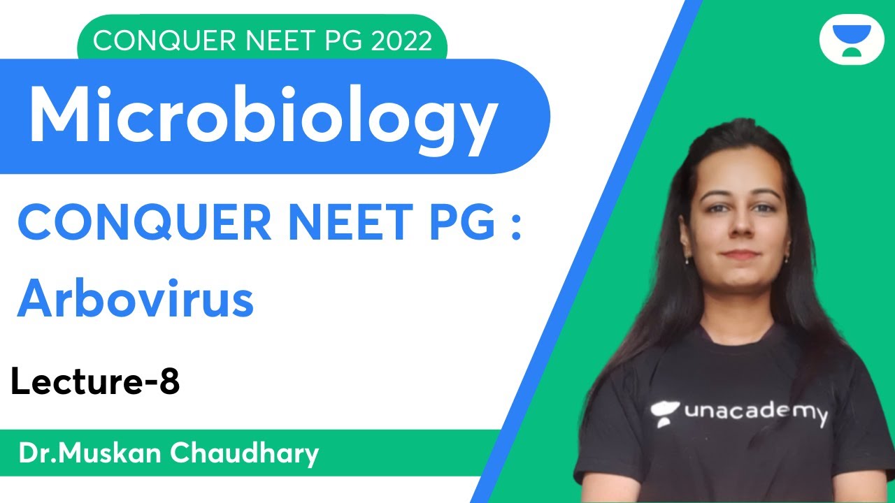 Conquer NEET PG 2022: Arbovirus | Microbiology | Let's Crack NEET PG | Dr.Muskan