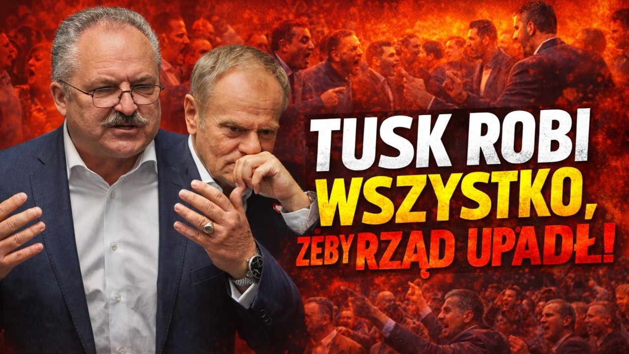 Marek Jakubiak: Tusk robi wszystko, żeby rząd UPADŁ!