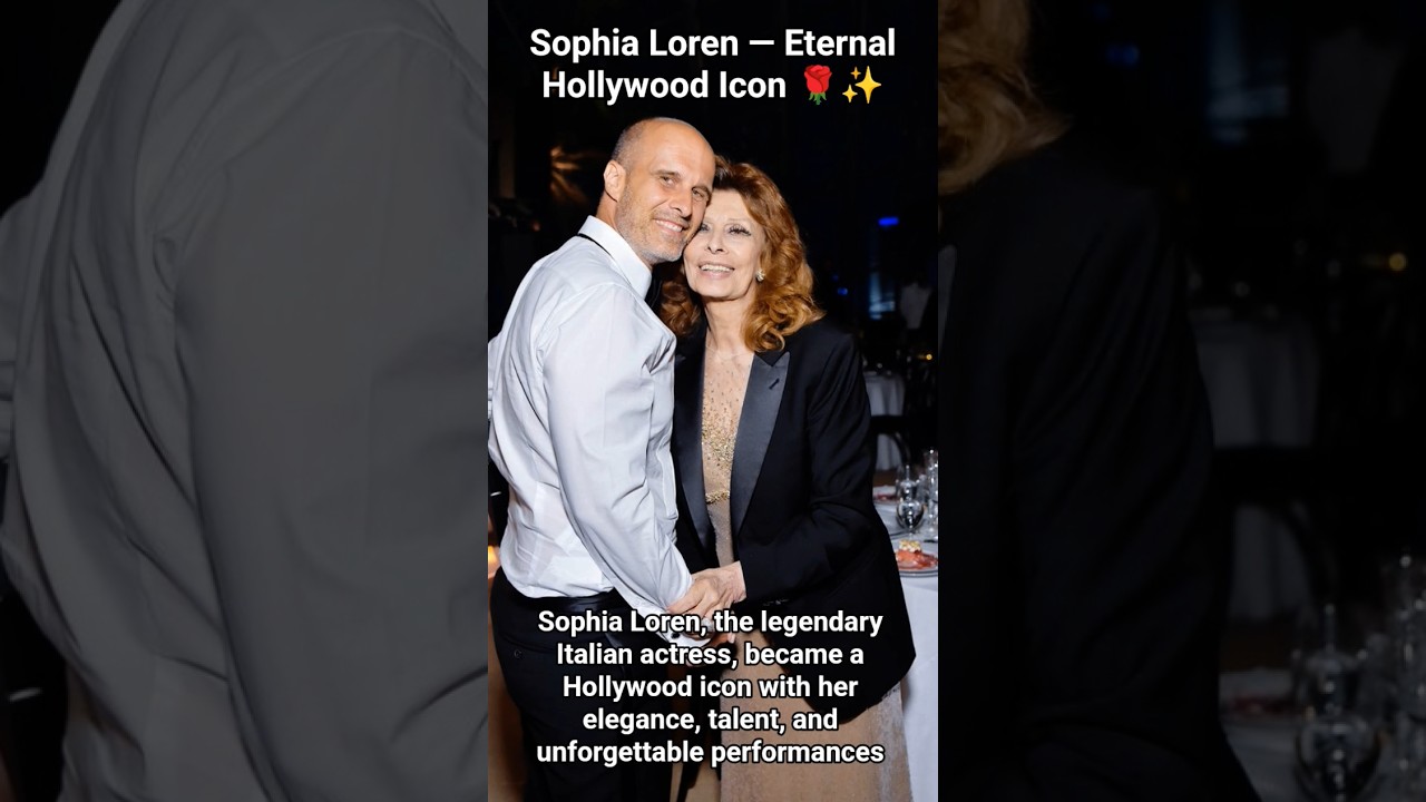 Sophia Loren — Eternal Hollywood Icon 🌹✨ 