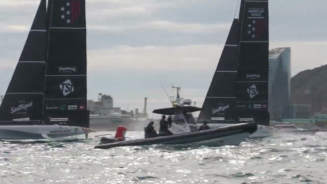Cup Spy: Highlights - American Magic - AC40 - Barcelona - Day 106, April 2, 2024