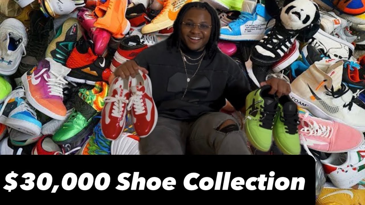 KayGLive Shows Off HIS INSANE $30,000 Sneaker Collection!