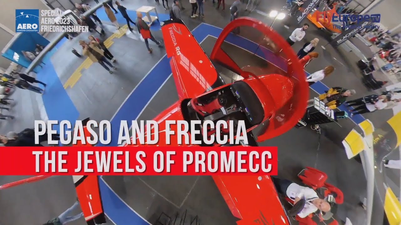 Promecc Aerospace presents Freccia and Pegaso aircraft at AERO EXPO Friedrichshafen