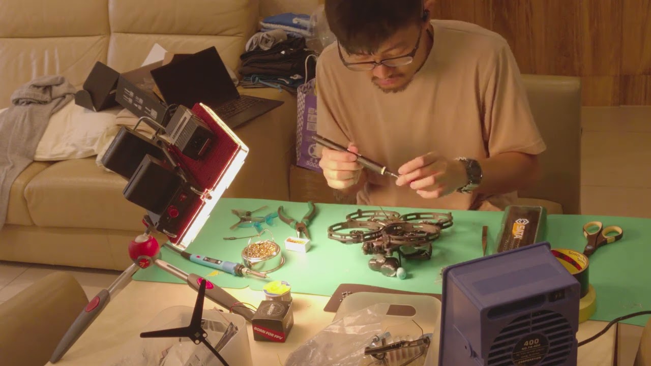 FPV repair master defeated by Windows update loading bar broken motor laughs solder iron waits VTX o