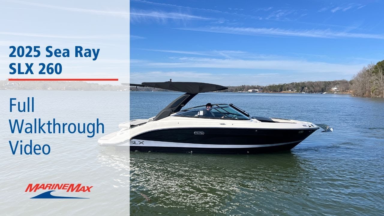2025 Sea Ray SLX 260 | Available Now at MarineMax Lake Wylie