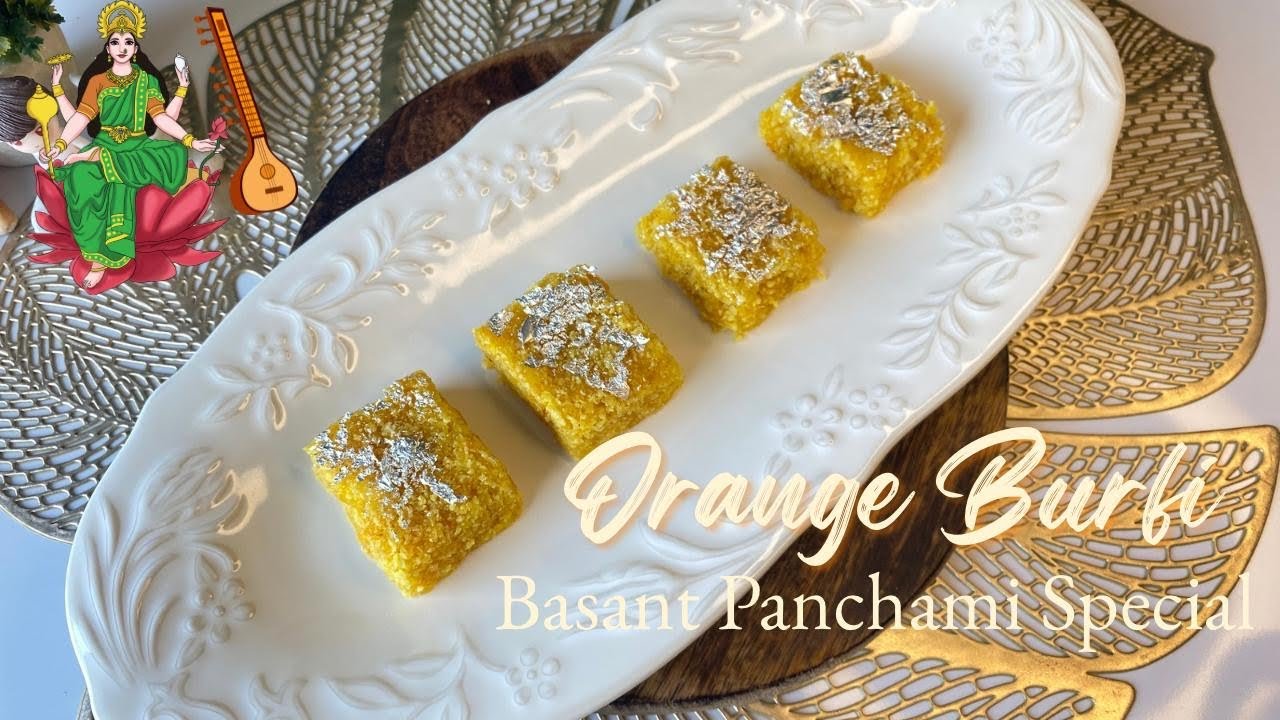 Instant & Delicious Fresh Orange Burfi Recipe  | Neha Cooking Connections 