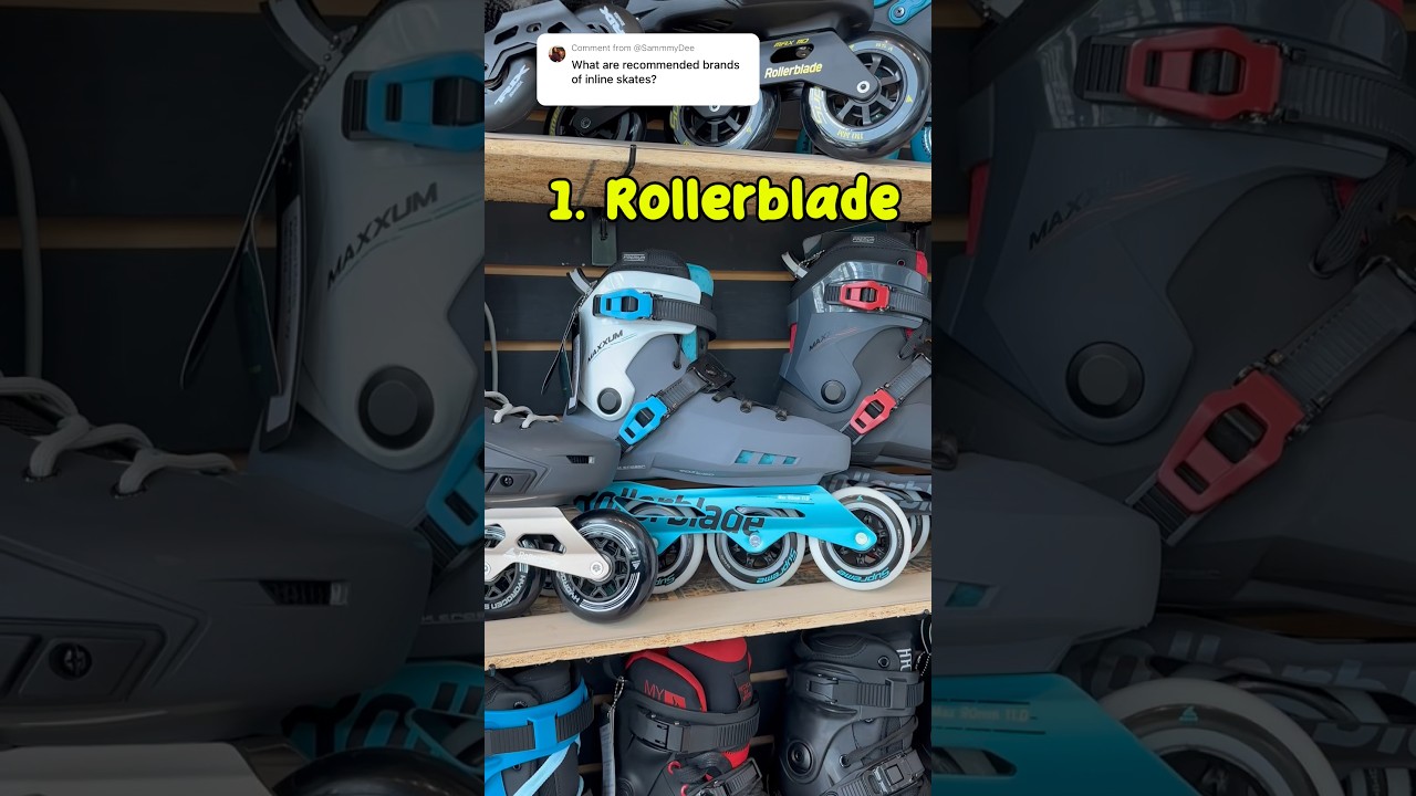 Inline skate brand recommendations in order of my faves! (for general purpose rec skating) 🌟