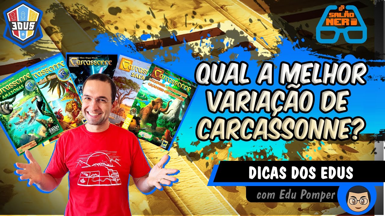 Qual a Melhor Variação de Carcassonne? Dicas dos Edus