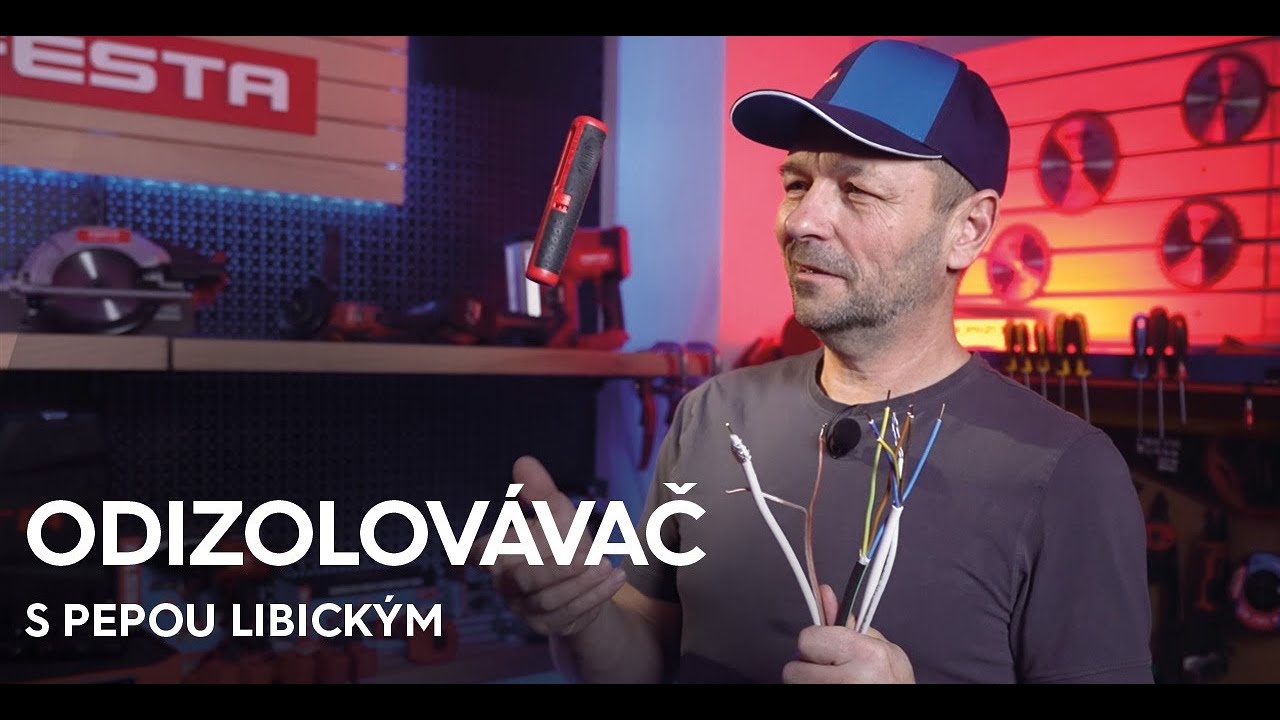 FESTOV&Aacute;N&Iacute; S PEPOU LIBICK&Yacute;M &ndash; Holen&iacute; kabelů &ndash; Odizolov&aacute;vač