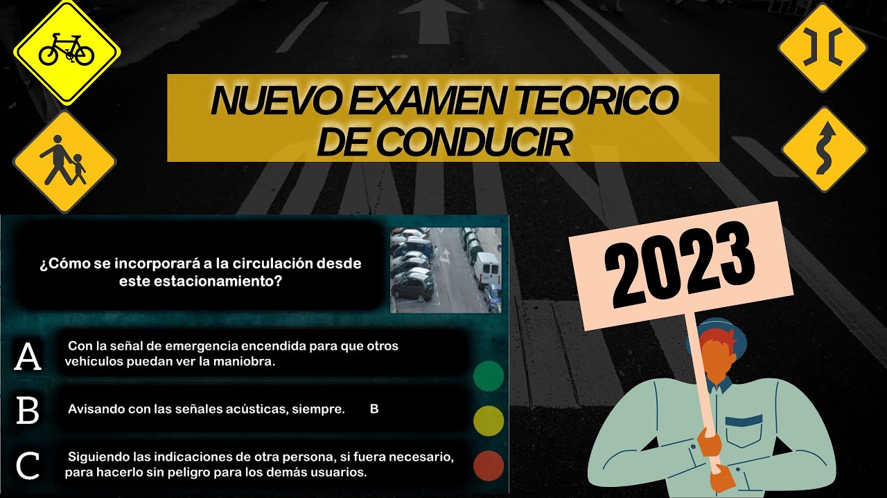 EXAMEN TEÓRICO DE CONDUCIR DE LA DGT 2023
