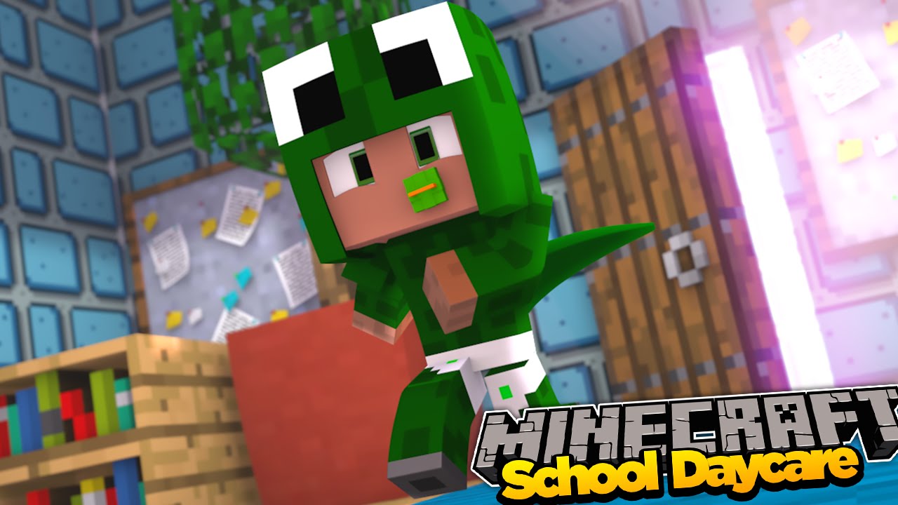 Minecraft School Daycare - BABY ESCAPES THE DAYCARE!
