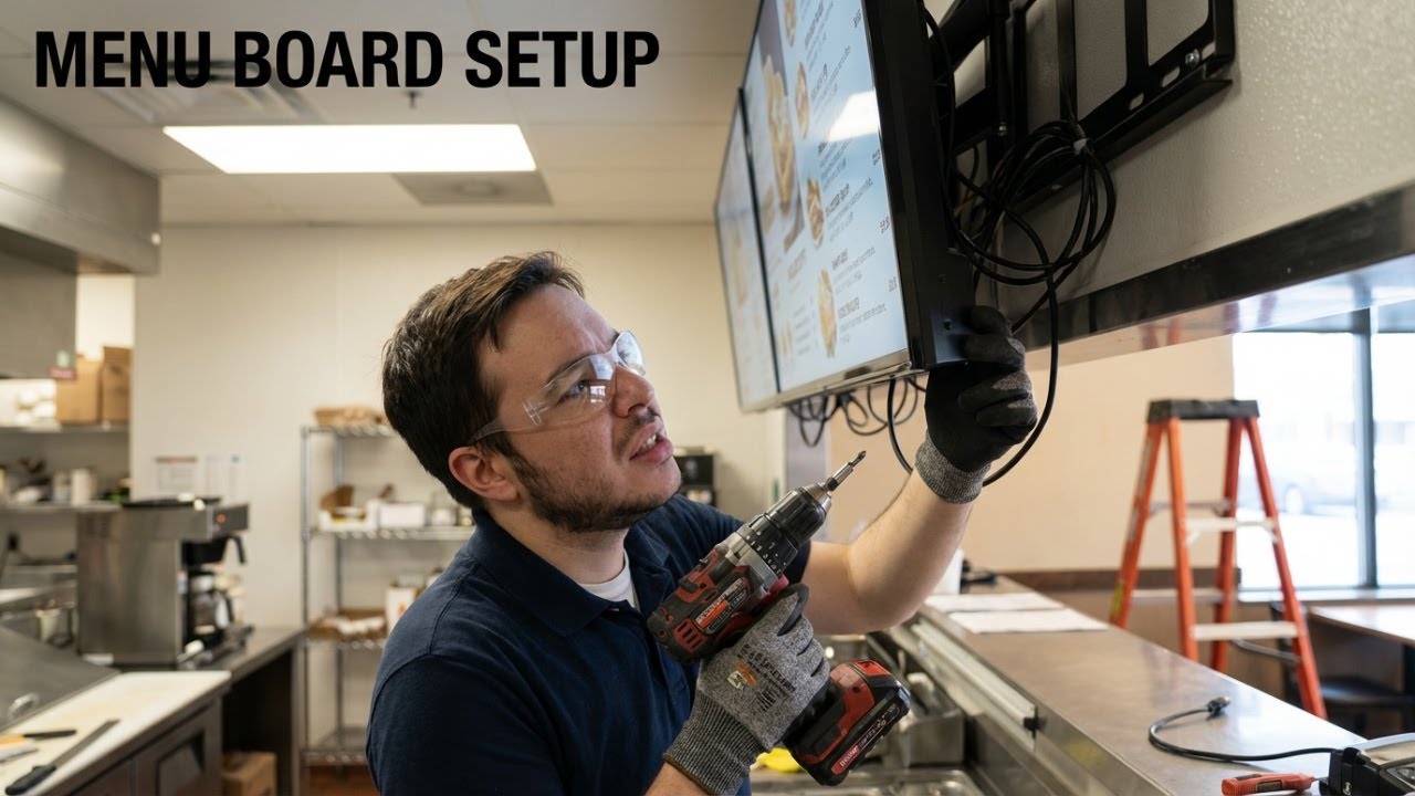 Installing Digital Menu Boards - Here's What You Need