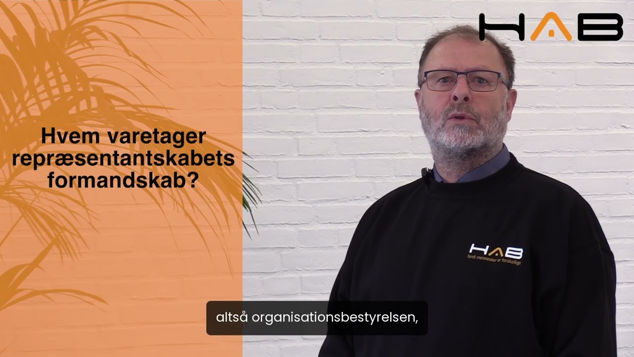 Hvem varetager repræsentantskabets formandskab?
