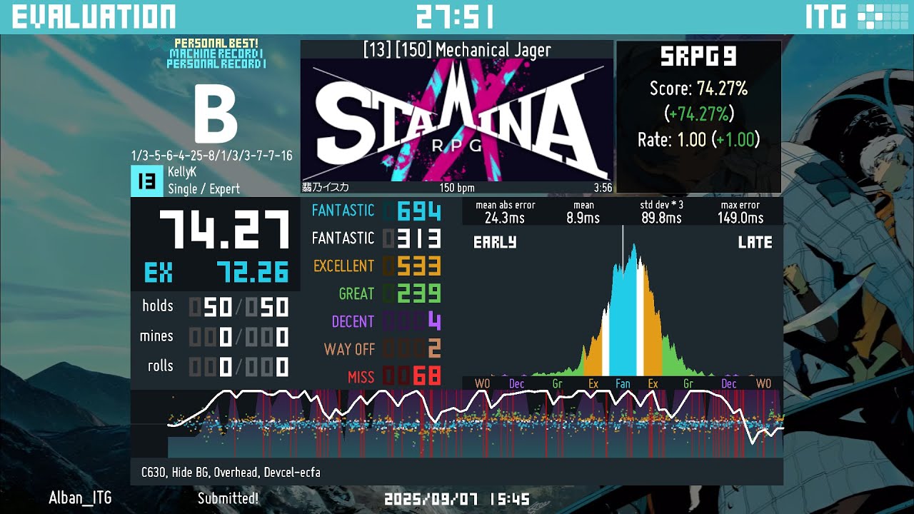 ITG - Stamina RPG 9 - [13] [150] Mechanical Jager