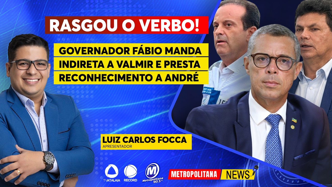 😳GOVERNADOR FÁBIO tem reunião com ANDRÉ, JEFERSON E O PAI. Qual foi o assunto?
