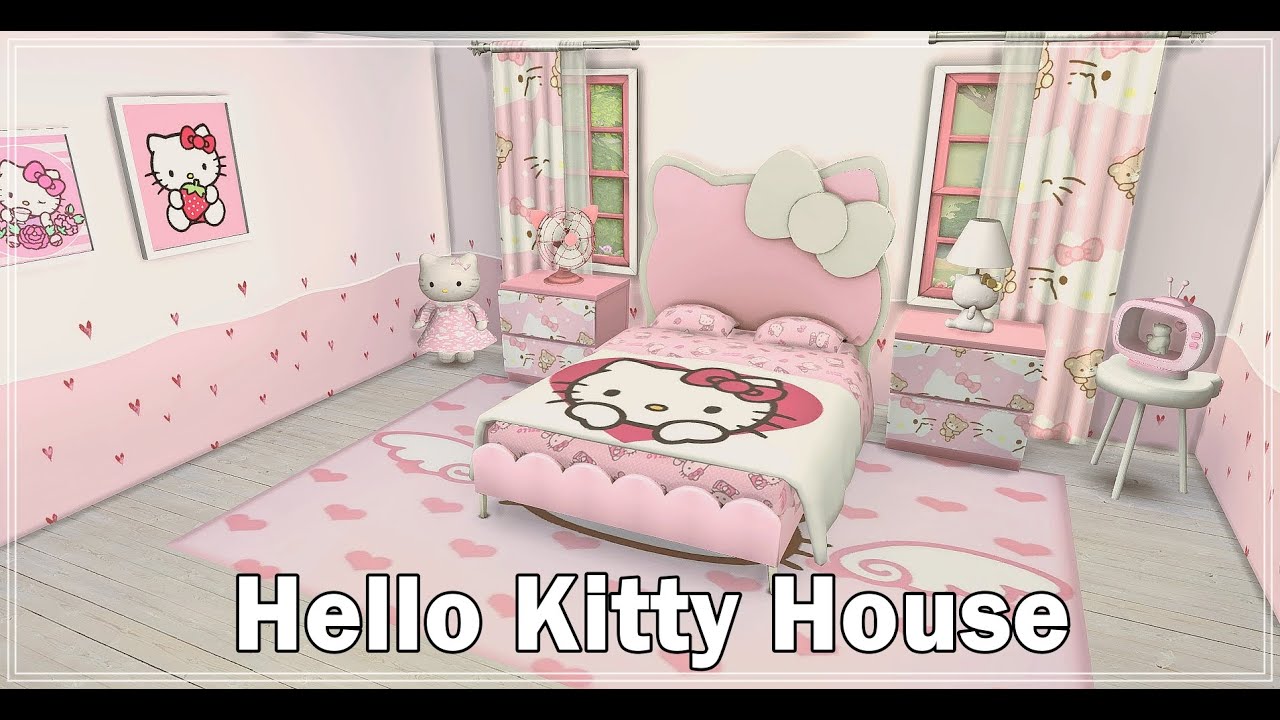 | SIMS 4 |🎀Hello Kitty House🎀|Stop Motion|