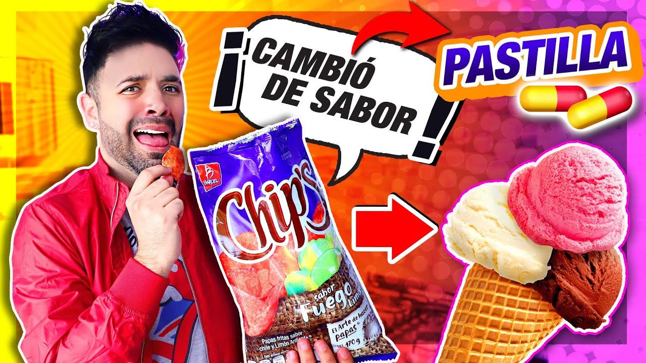 Probando la Pastilla que Cambia el sabor a la Comida😳