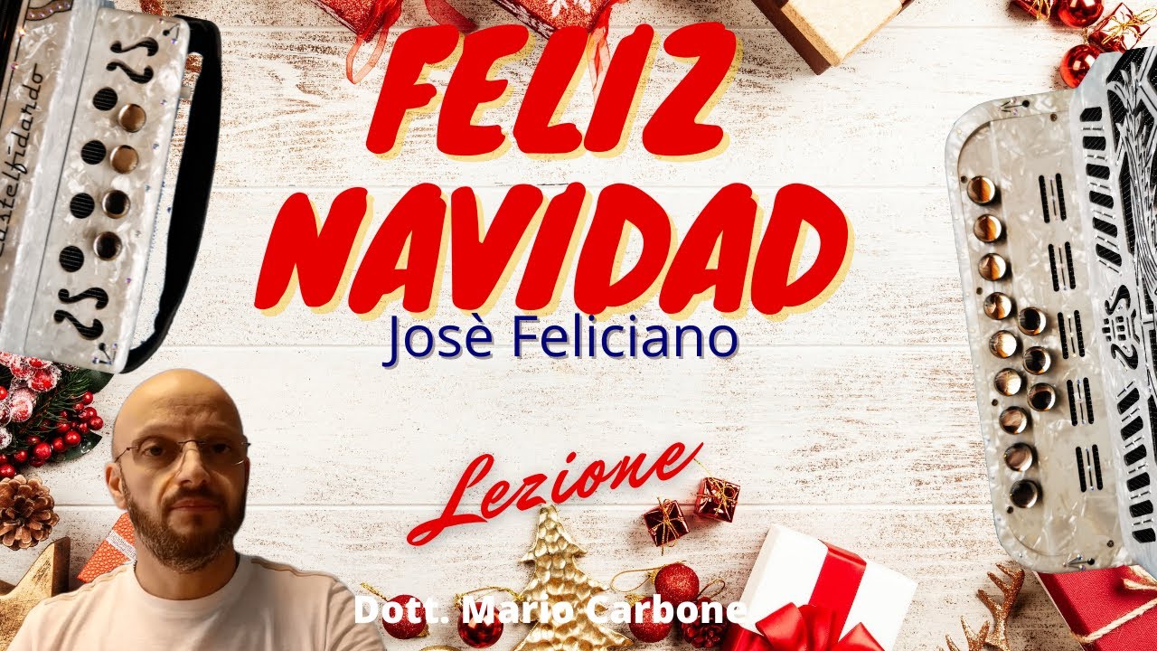 Lezione 2 e 4 bassi - FELIZ NAVIDAD - Organetto