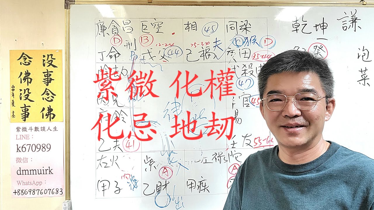 紫微-化權-化忌-地劫-地空-命不獨論-紫微斗數談人生