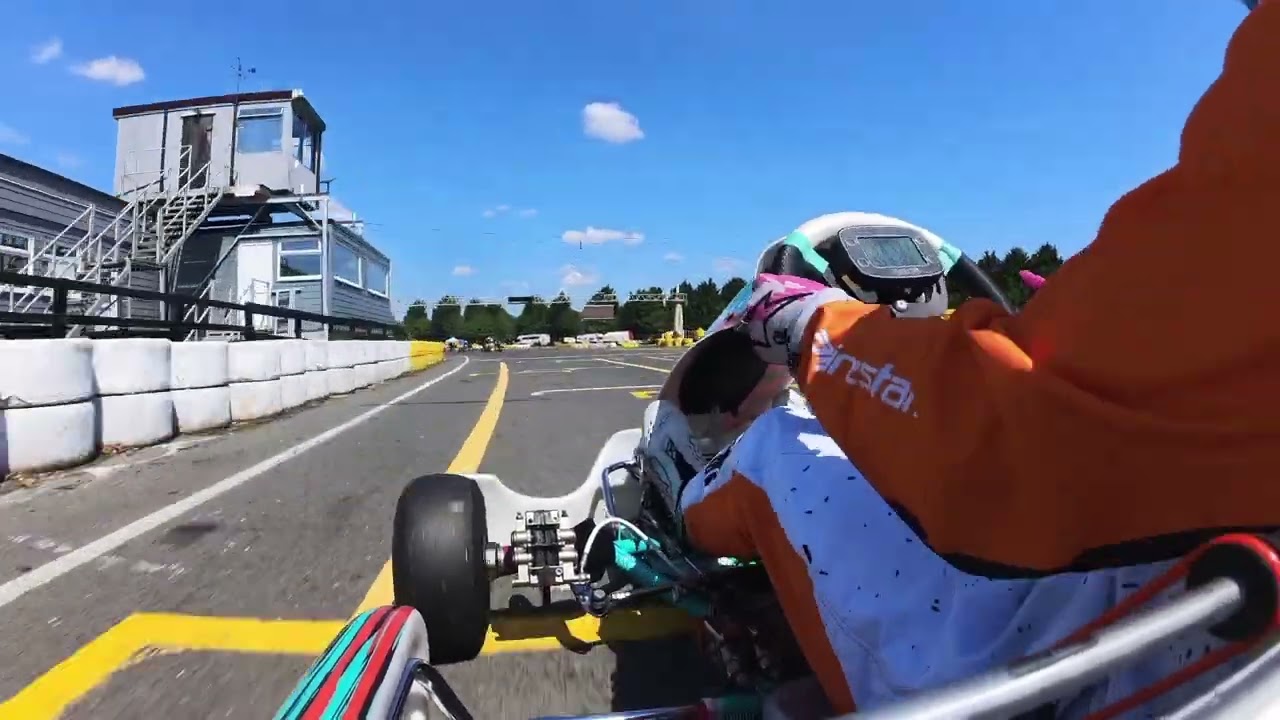 KZ2 testing at HKRC Kimbolton Festival 2025 with MK Racing - Formula K / TM