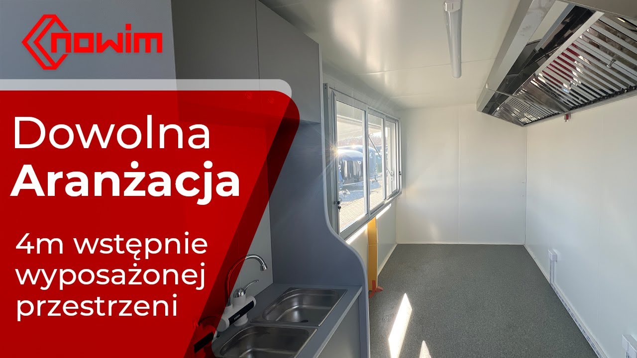 Przyczepa gastronomiczna do własnej aranżacji od Nowim