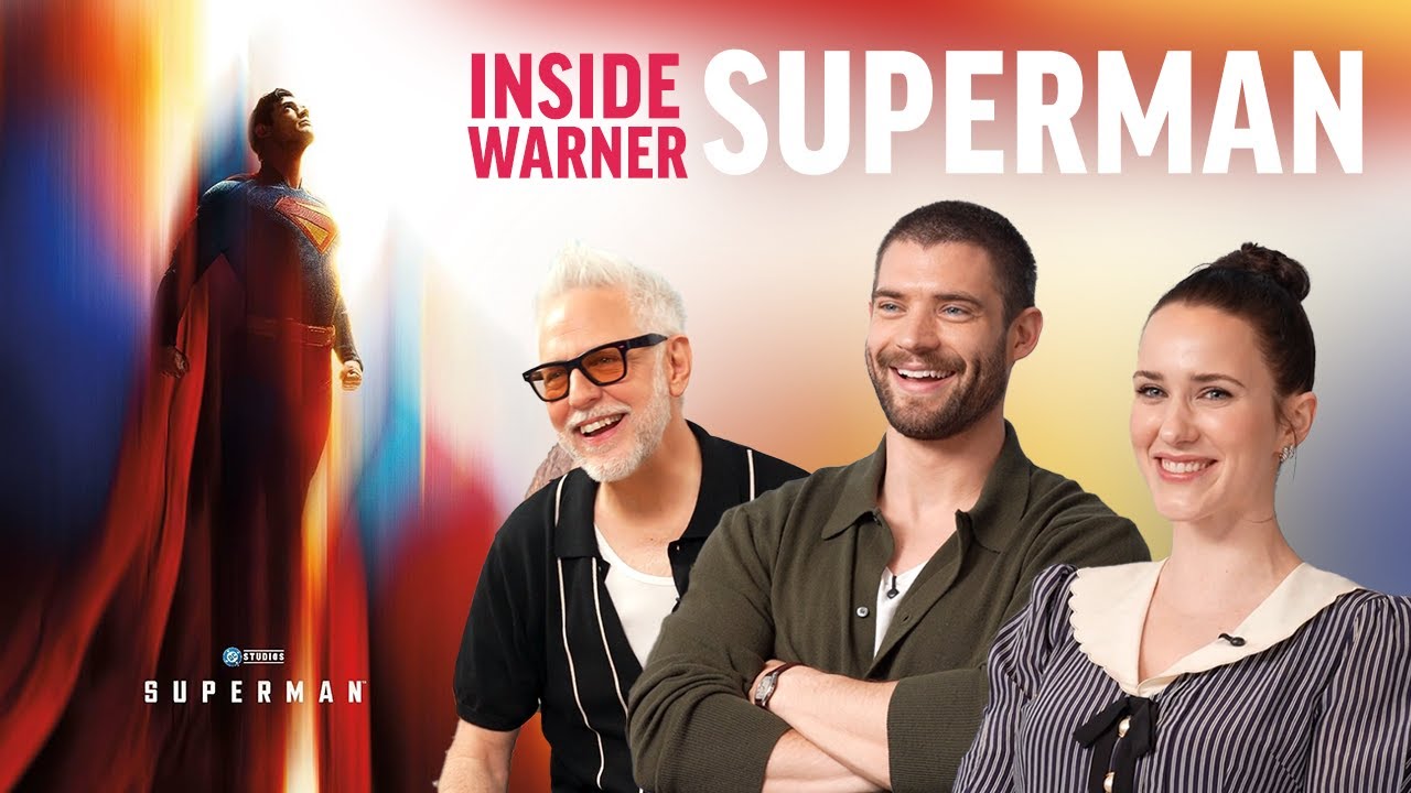 VIMOS SUPERMAN Y ESTO ES LO QUE NECESITAS SABER | Entrevista con James Gunn, David y Rachel