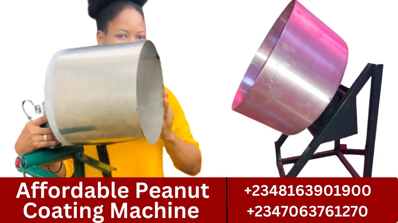 BEST AFFORDABLE PEANUT COATING MACHINE