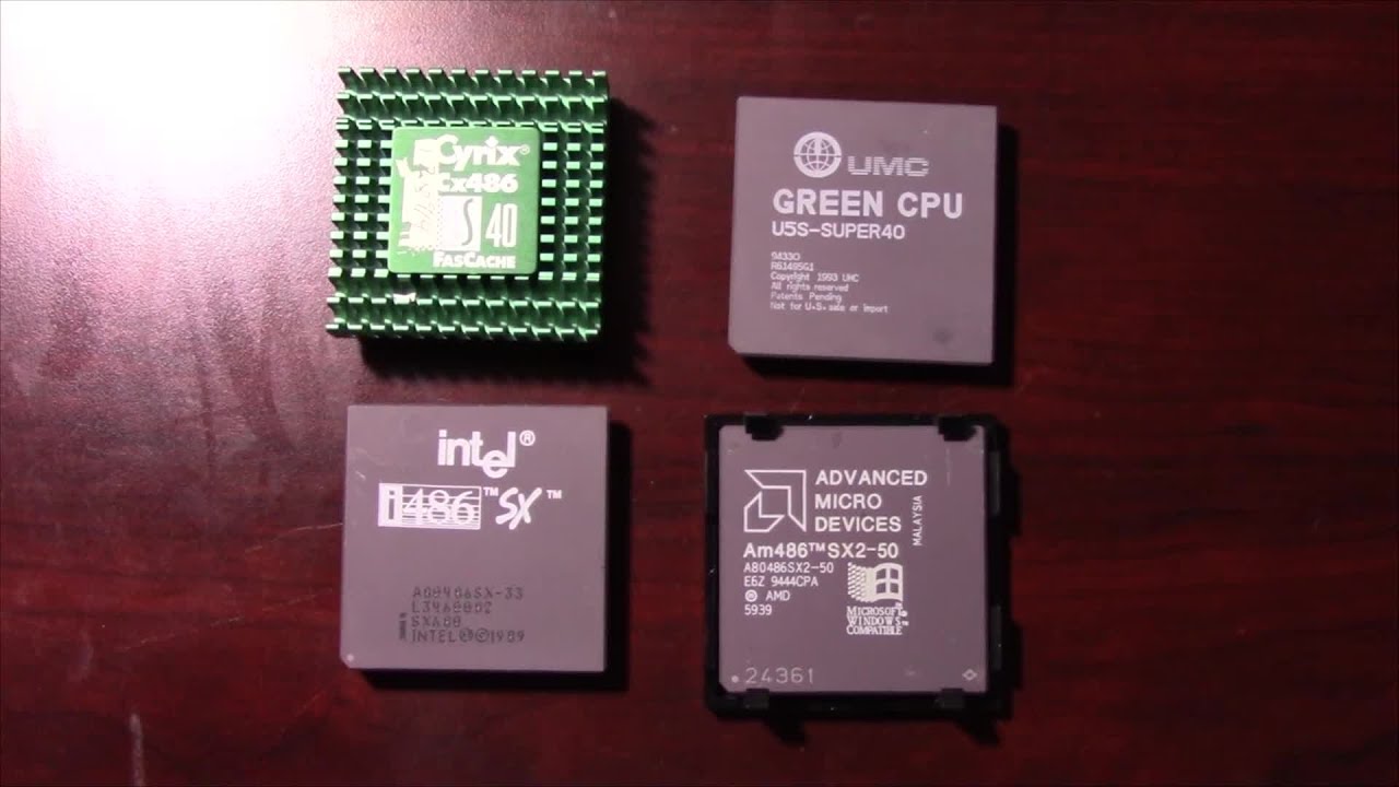 486SX CPU Face Off