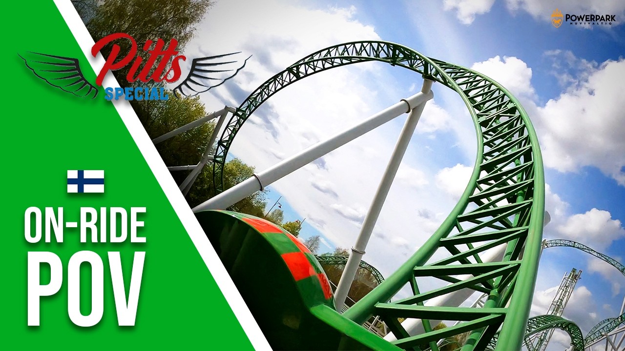Pitts Special | Huvivaltio PowerPark | On-Ride POV 4k60fps - Front/Back | Gerstlauer Infinity