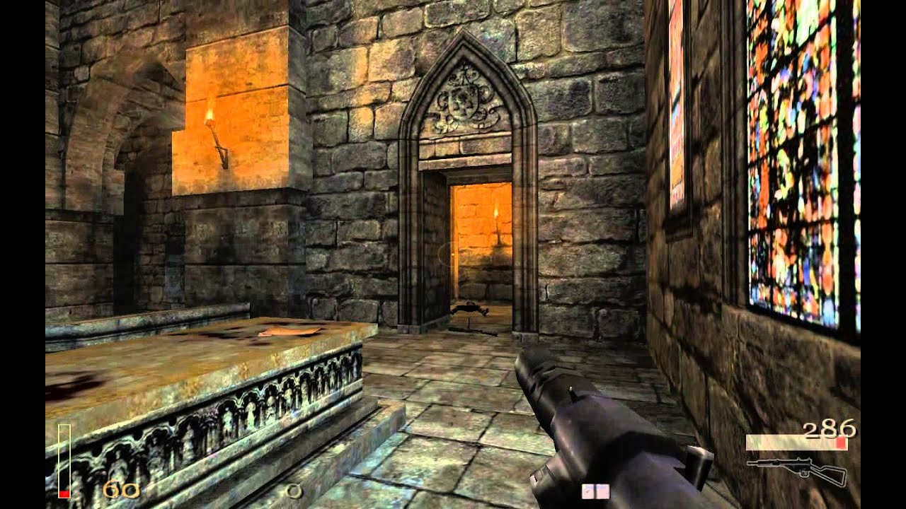 RTCW secrets walkthrough - Mission 7: The Defiled Church [HD]