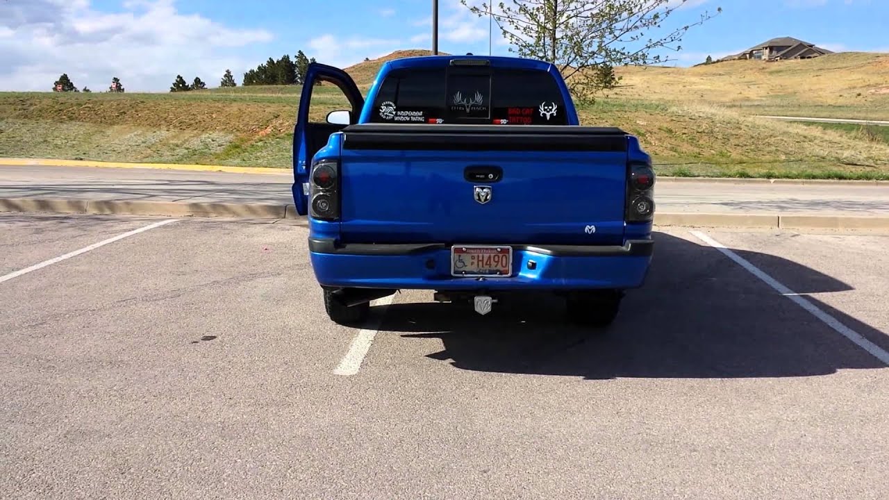 2008 Dodge Dakota 4.7 V8 X pipe straight pipes