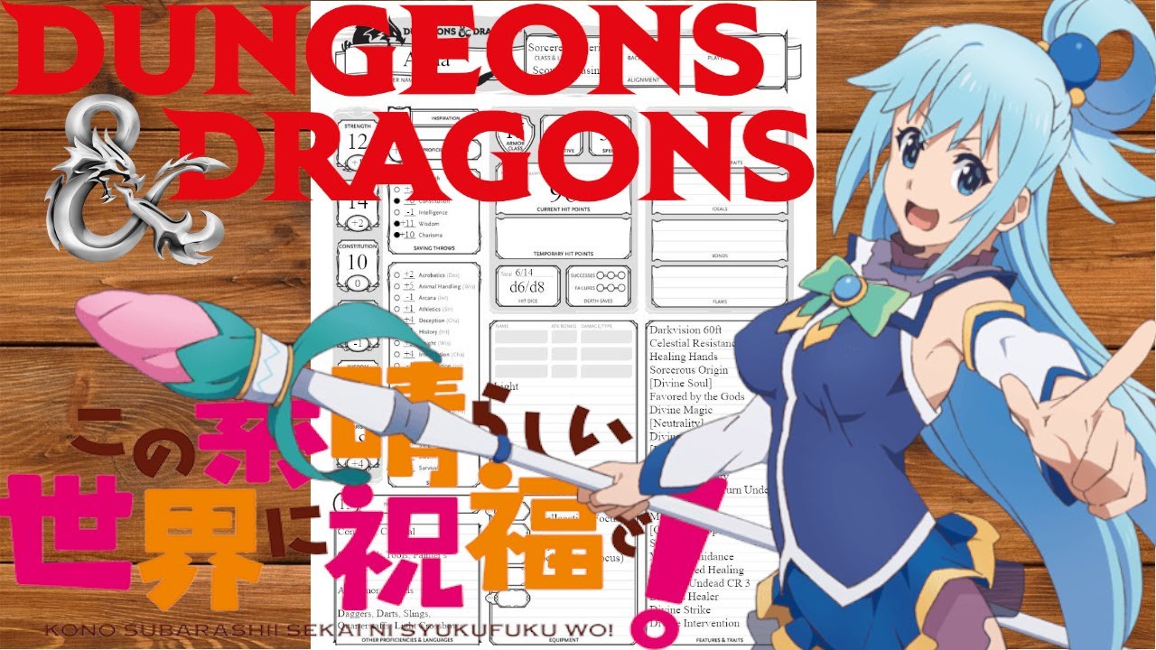 Nephilim Builds | Aqua (Konosuba)