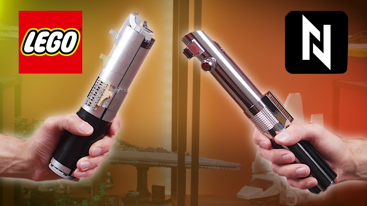 Un Sabre LASER en LEGO VS un VRAI Sabre!