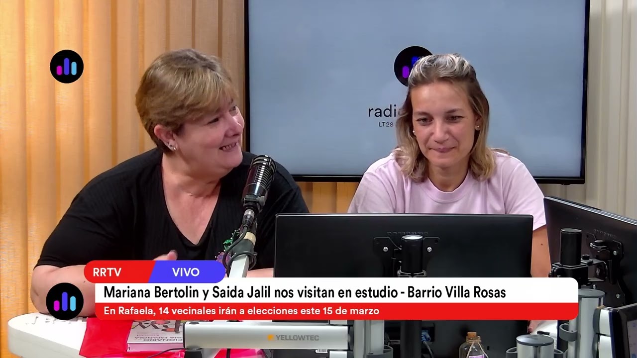 Mariana Bertolín y Gustavo Marchetti encabezan una lista para Barrio Villa Rosas