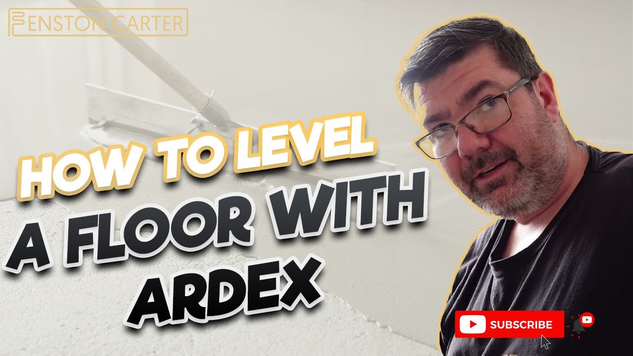 How to level a floor with an Ardex feather finish, Self-Drying, Cement-Based Underlayment