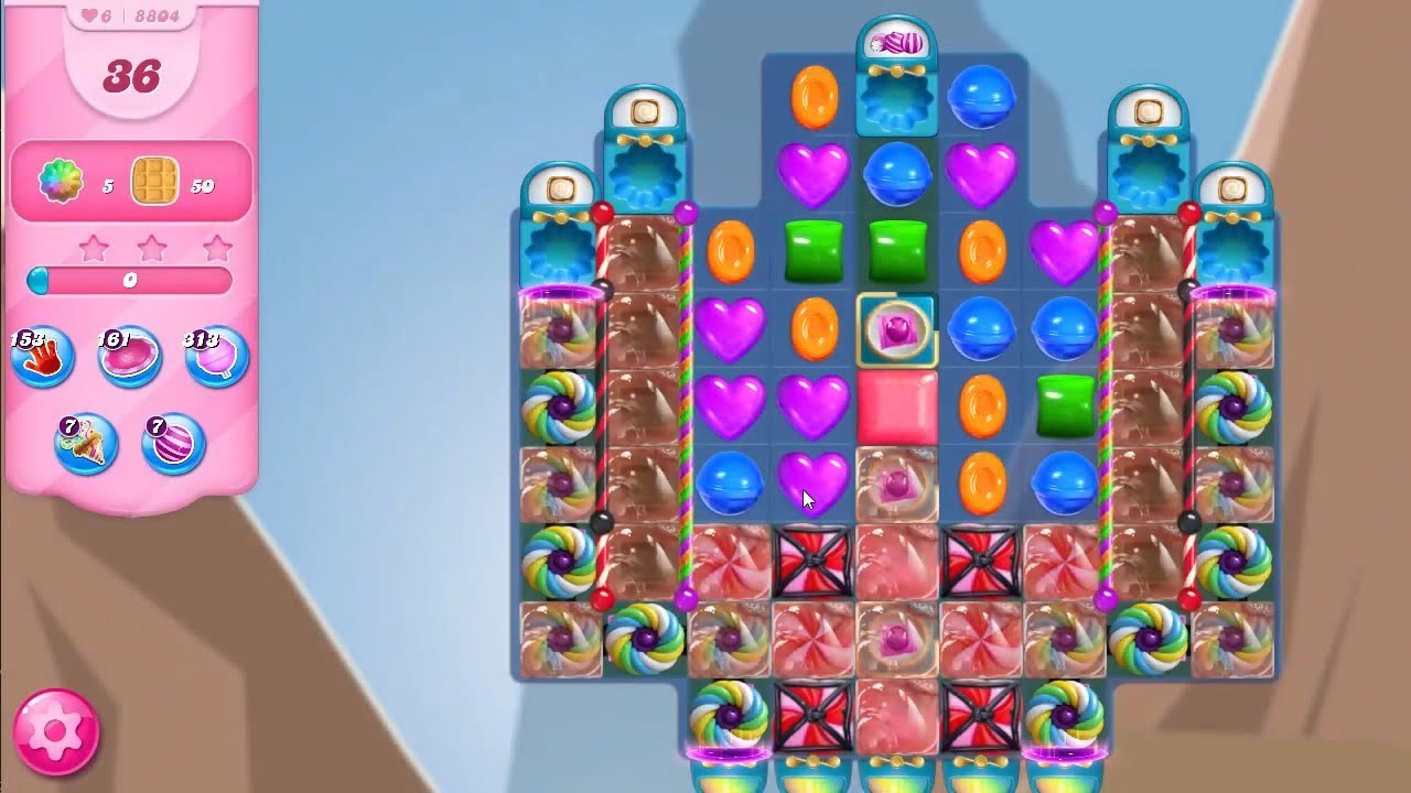 Candy Crush Saga Level 8804 NO BOOSTERS