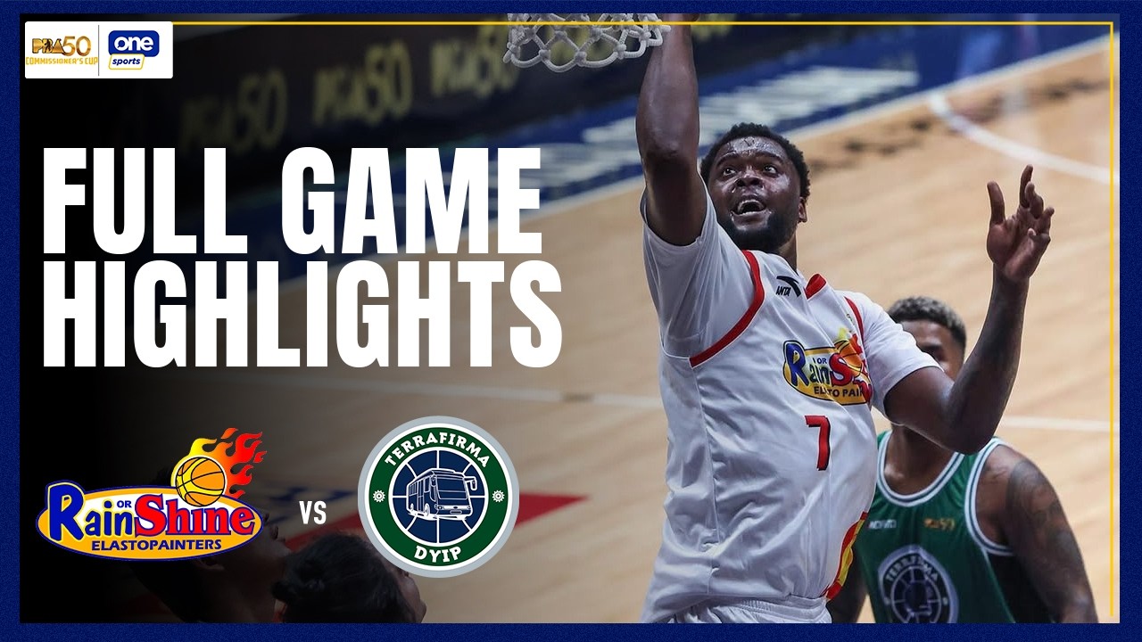 TERRAFIRMA vs RAIN OR SHINE | FULL GAME HIGHLIGHTS | PBA SEASON 50 COMMISSIONER&rsquo;S CUP