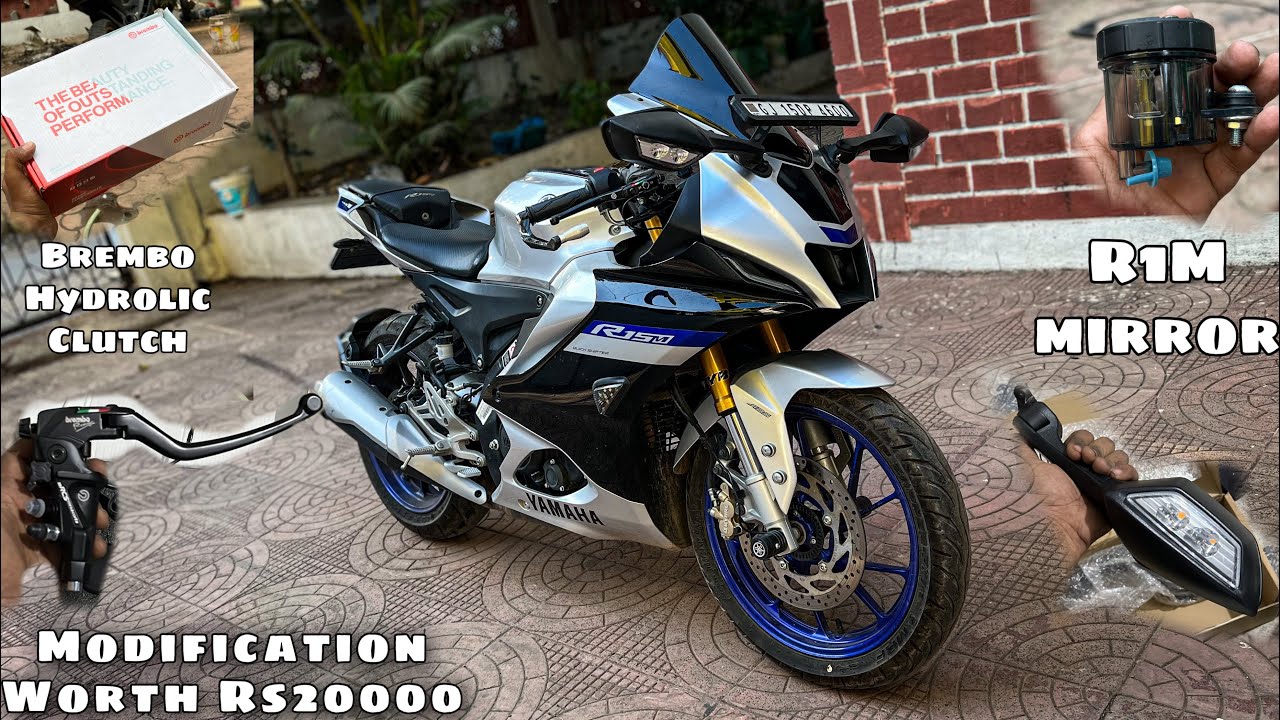 Yamaha R15M Modification Worth RS 20000 || Hydraulic Clutch and More