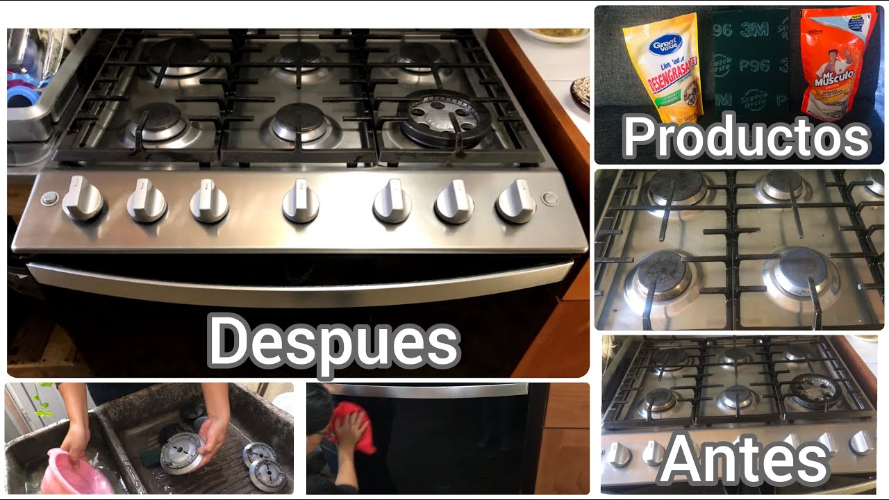 COMO LIMPIAR 👌TU ESTUFA DE ACERO INOXIDABLE 💯😉+QUE PRODUCTOS UTILIZO💪