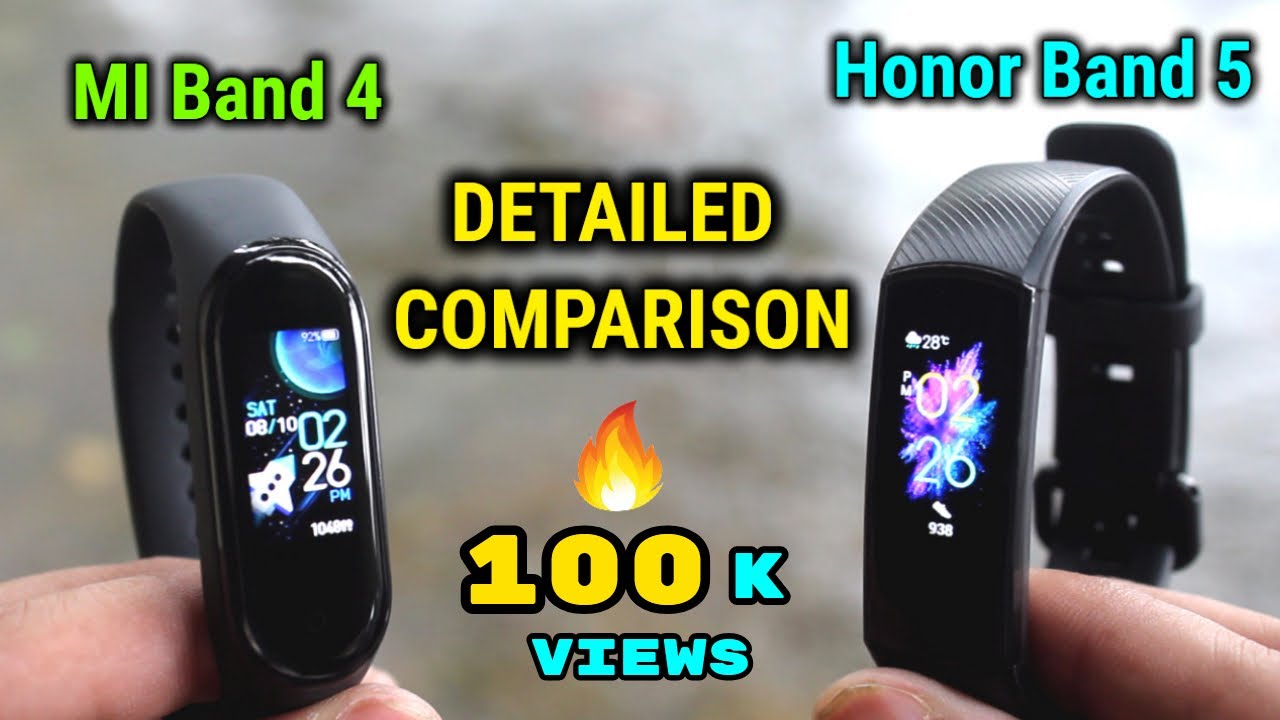 MI Band 4 vs Honor Band 5 | DETAILED COMPARISON | INDIAN UNIT