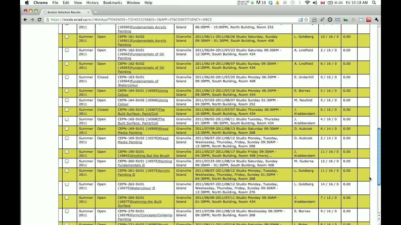 How to Register for CS classes using Inside EC