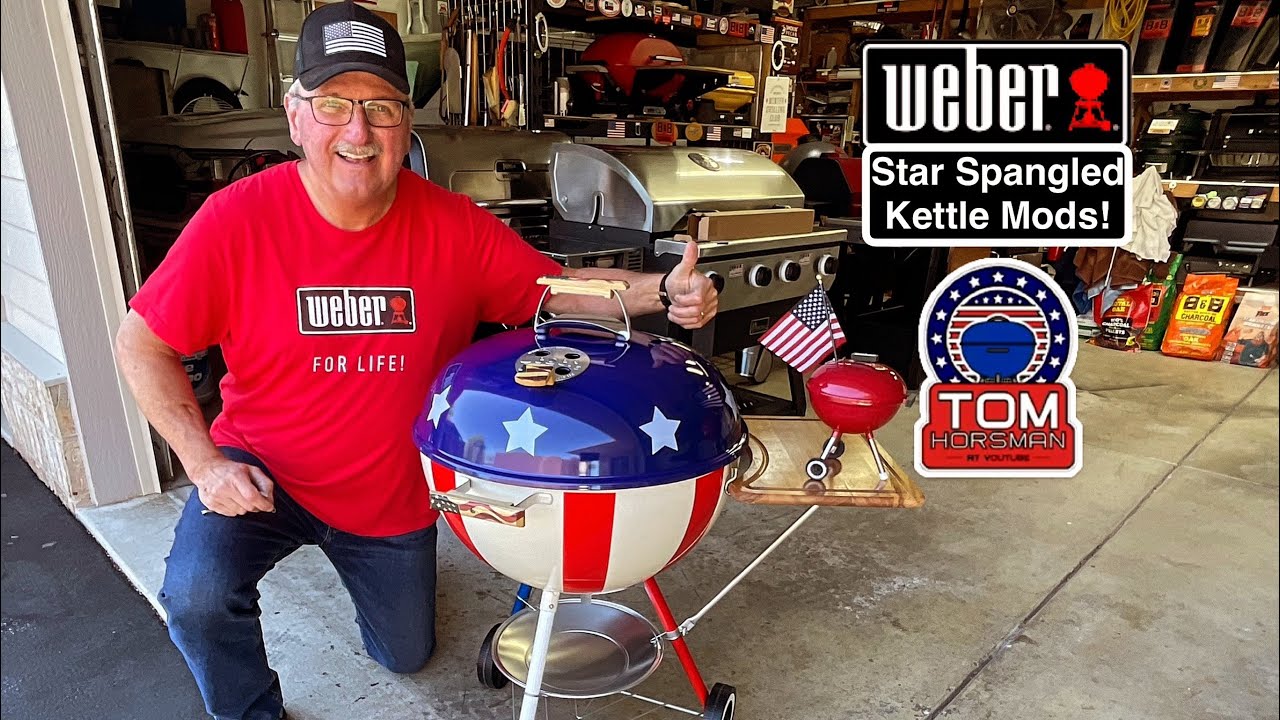 Weber Star Spangled 22&rdquo; Kettle Grill Modifications!