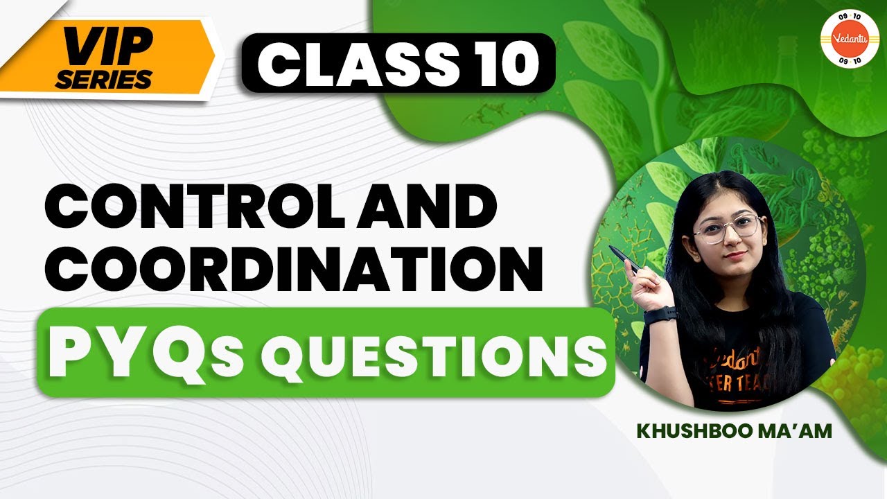 Control and Coordination Previous Year Questions (PYQs) | NCERT Class 10 Science (Biology) #CBSE2024