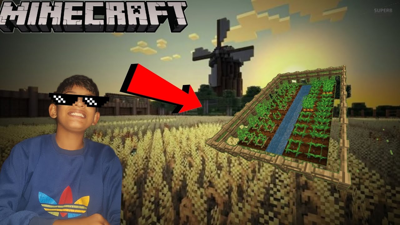  I Built a Minecraft Farm!
