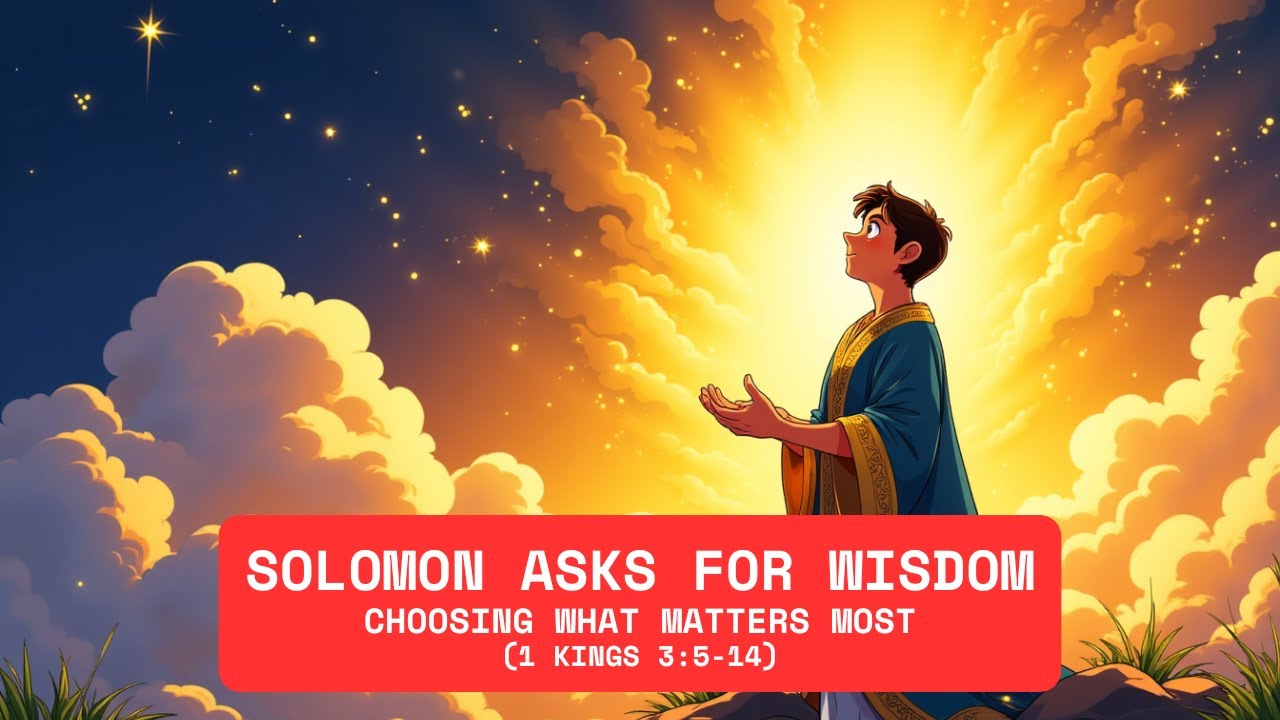 Solomon Asked for Wisdom (1 Kings 3:5–14) by Grow in Christ Kids