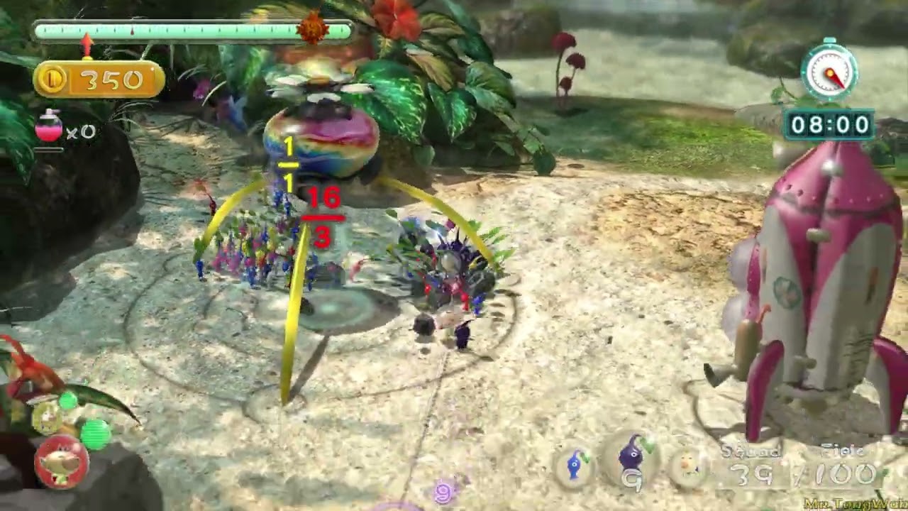 Pikmin 3 Deluxe Hack - Olimar and Louie Explore Story Mode Tropical Wilds