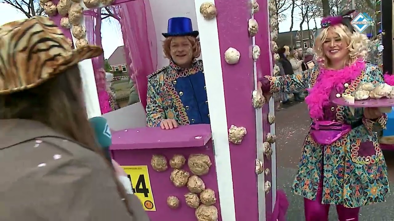 Zonnige carnavalsoptocht in Ter Apel trekt ruim 30.000 bezoekers