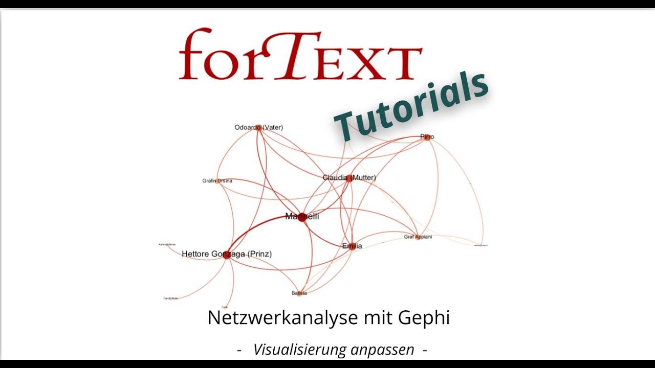 Tutorial: Gephi Netzwerkvisualisierung bearbeiten