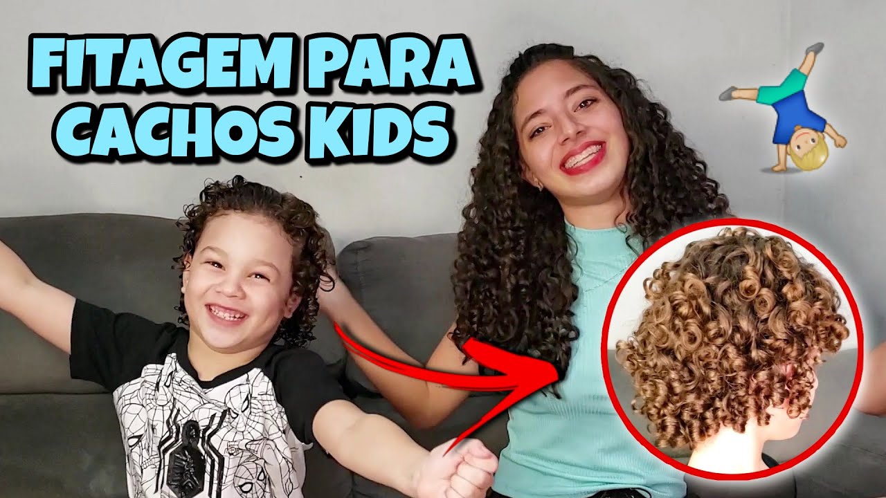 COMO DEFINIR CABELO CACHEADO DE CRIANÇA | CACHOS CURTOS