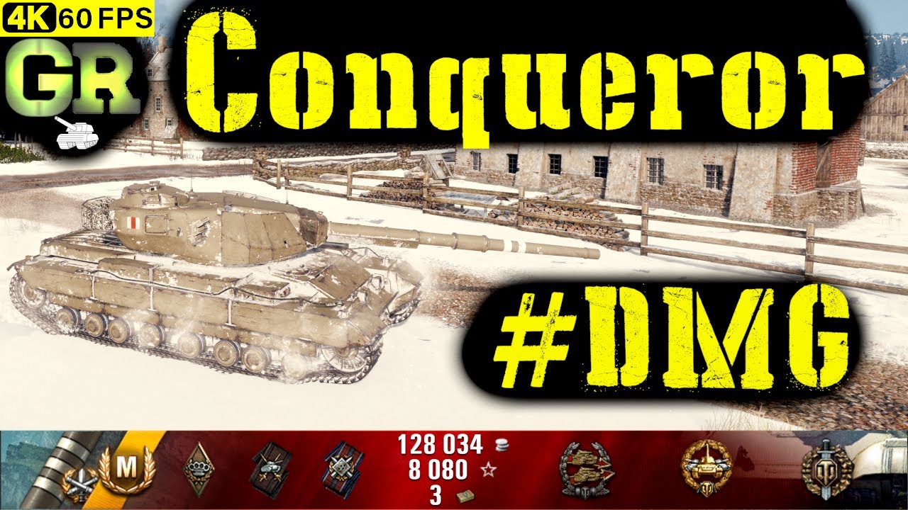 World of Tanks Conqueror Replay - 6 Kills 8.2K DMG(Patch 1.4.0)
