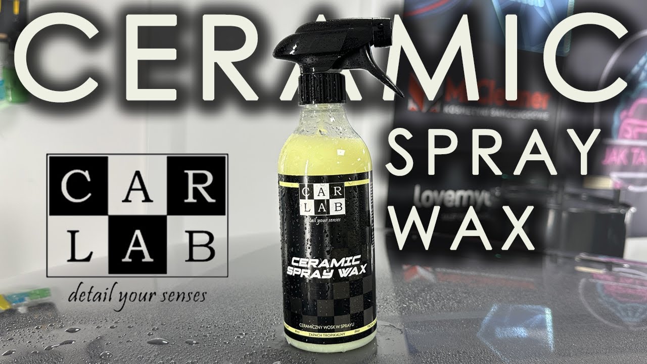 CARLAB - CERAMIC SPRAY WAX SiO2 | coś co może Cie z butów wysadzić | recenzja 4k